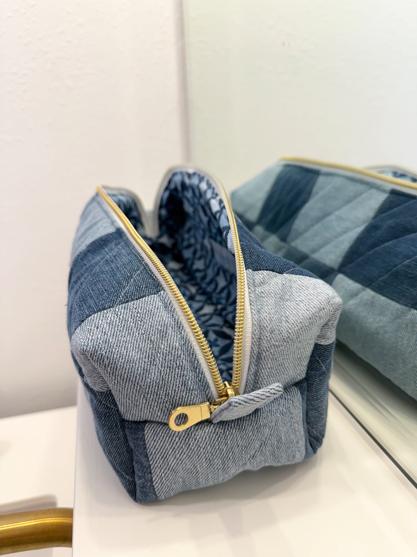 Upcycled Hot Tools Travel Bag - Full Patchwork
