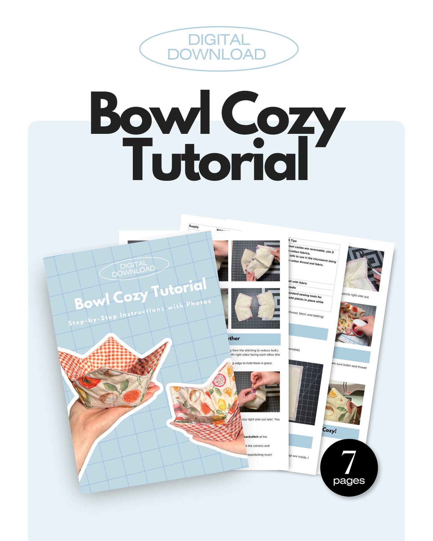 Bowl Cozy Tutorial