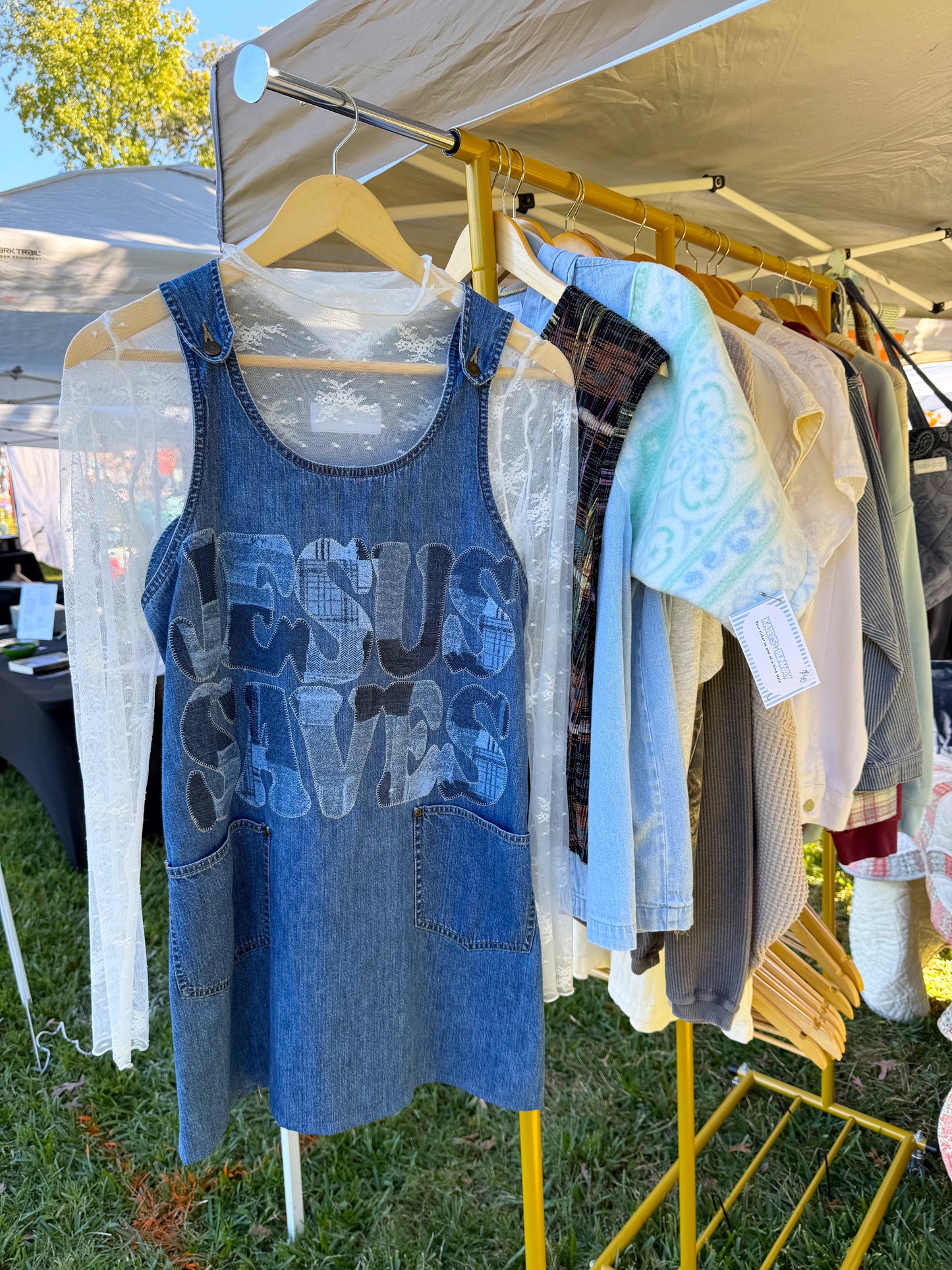 Jesus Saves Denim Dress