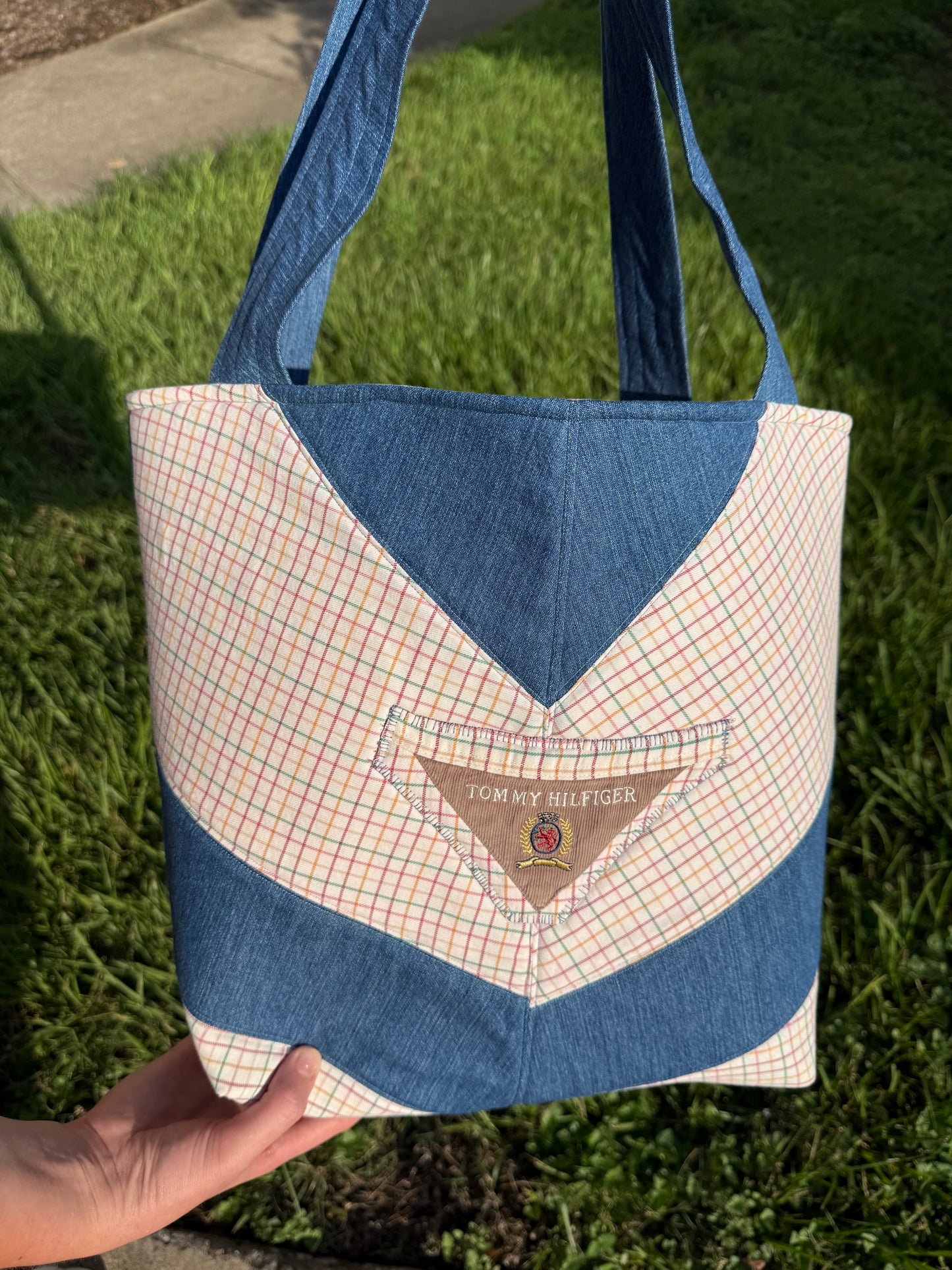 Upcycled Tommy Hilfiger Bag