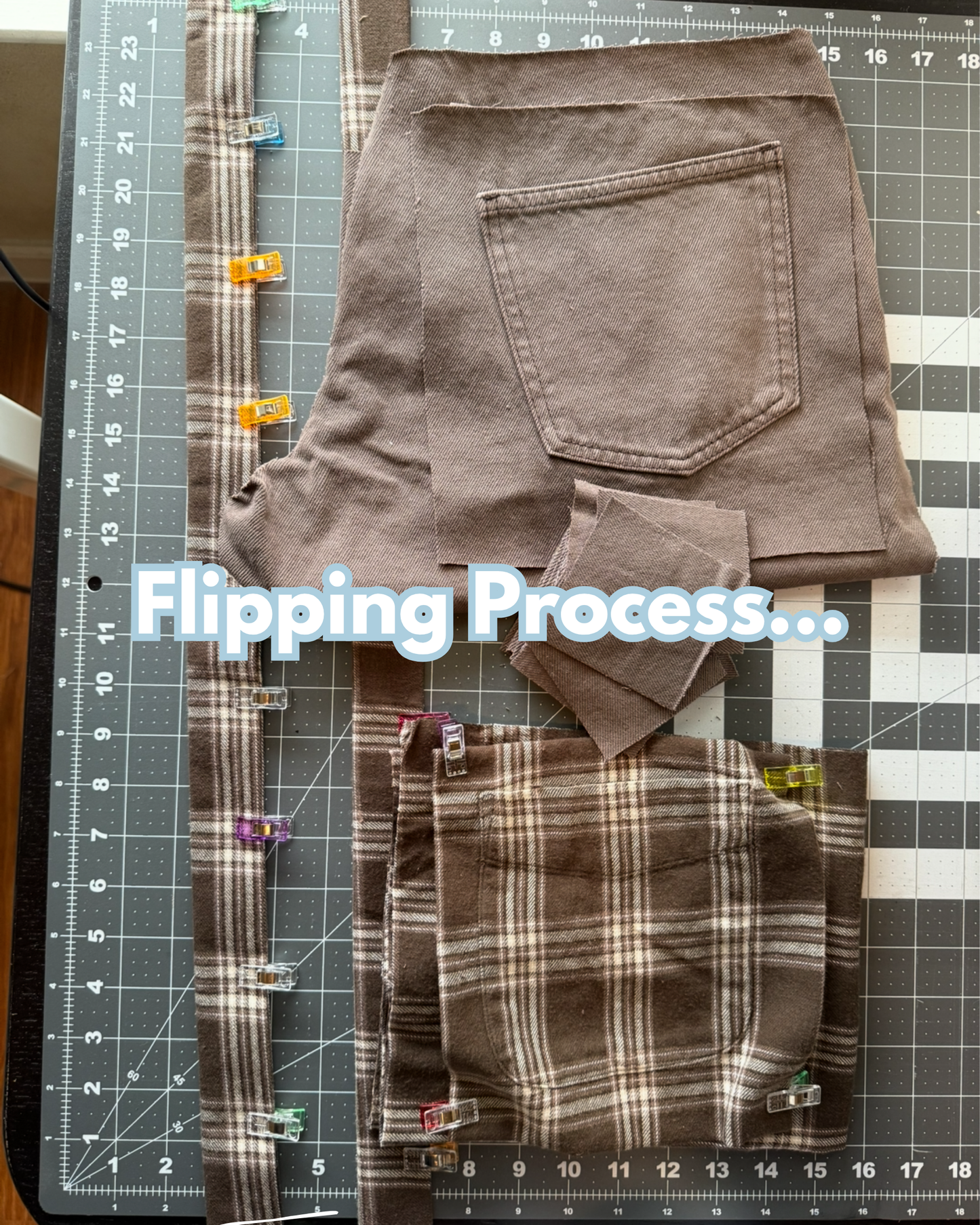 Upcycled Jean and Flannel Fall Purse