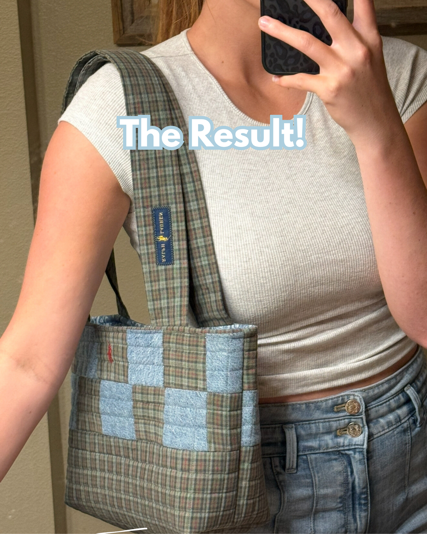 Upcycled RL Bag