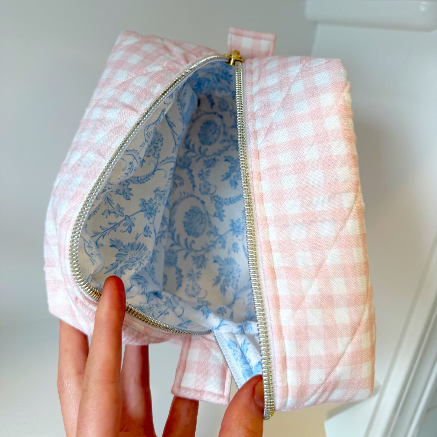 Pretty in Pink Makeup Bag