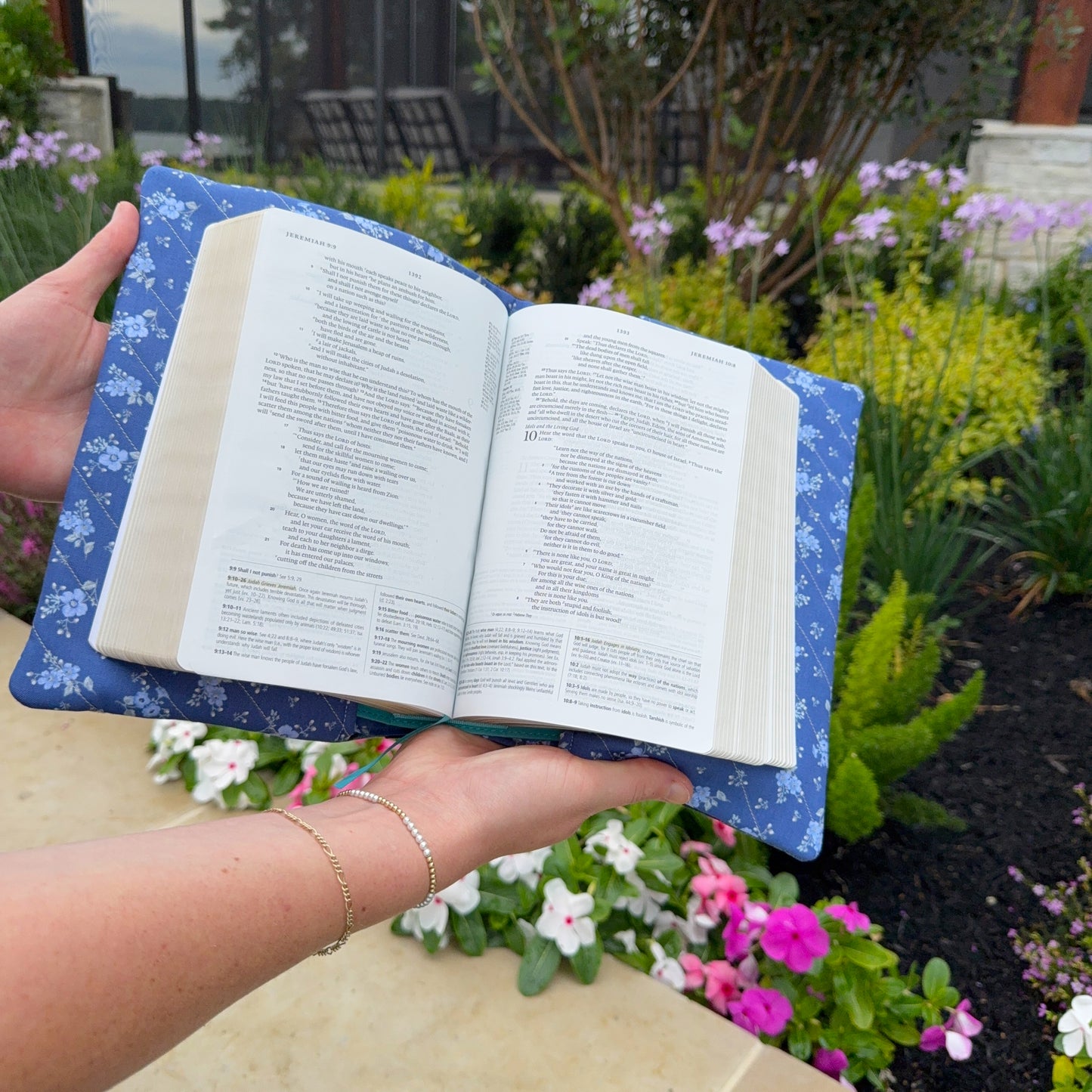 Blue Jean Blessings Bible Cover