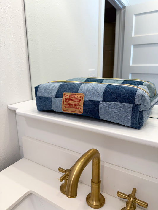 Upcycled Hot Tools Travel Bag - Full Patchwork