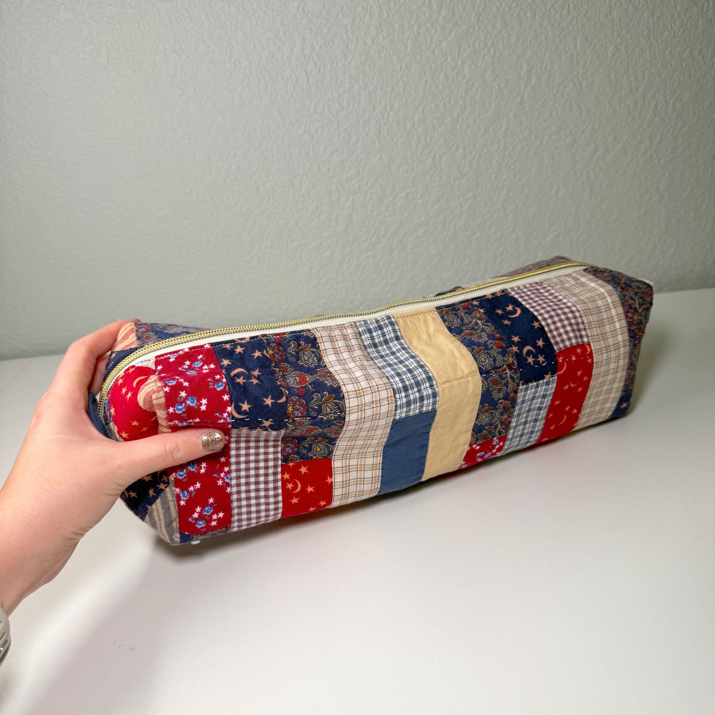 Upcycled Hot Tools Bag - USA #2