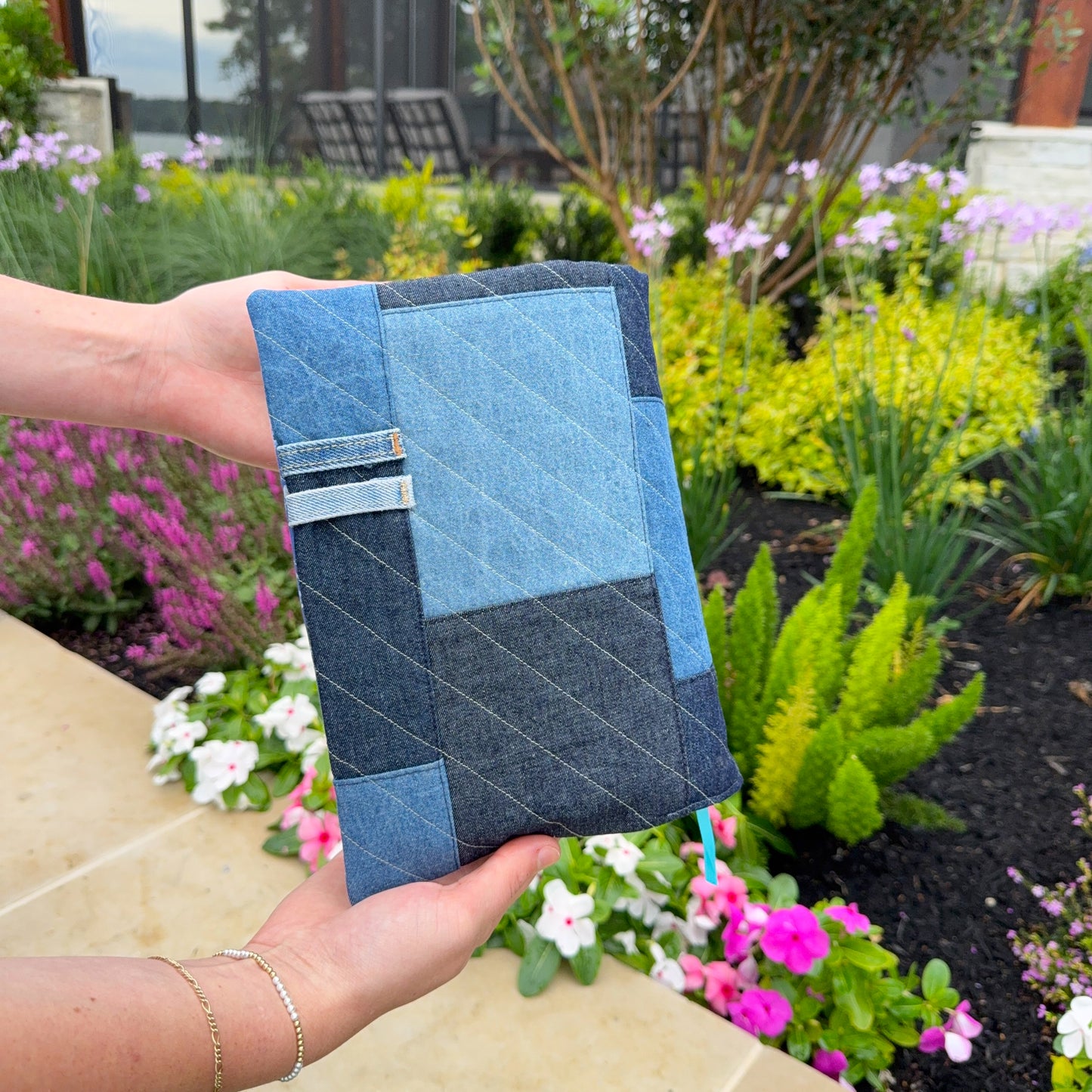 Blue Jean Blessings Bible Cover