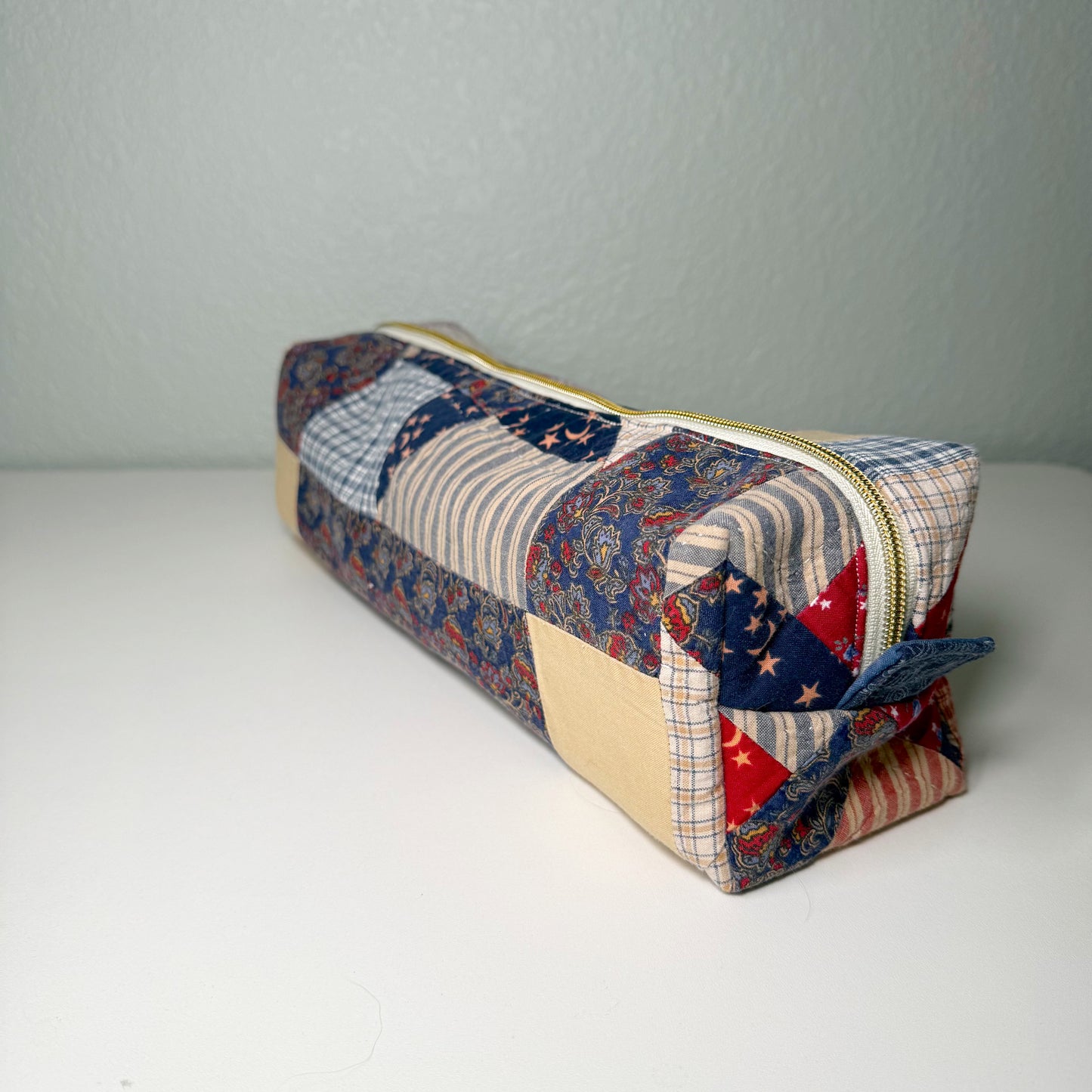 Upcycled Hot Tools Bag - USA