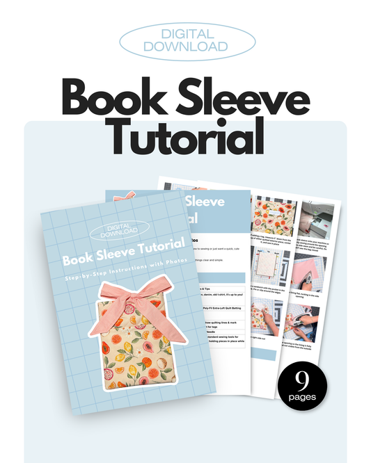 Book Sleeve Tutorial