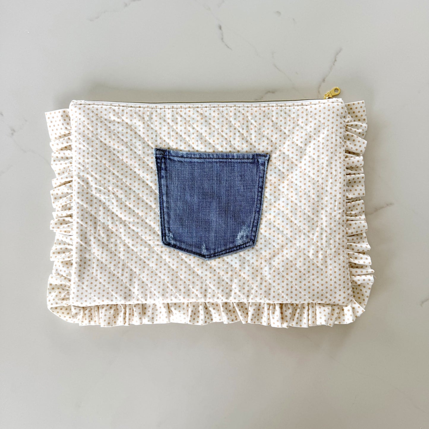 Laptop Sleeve - Denim Heart