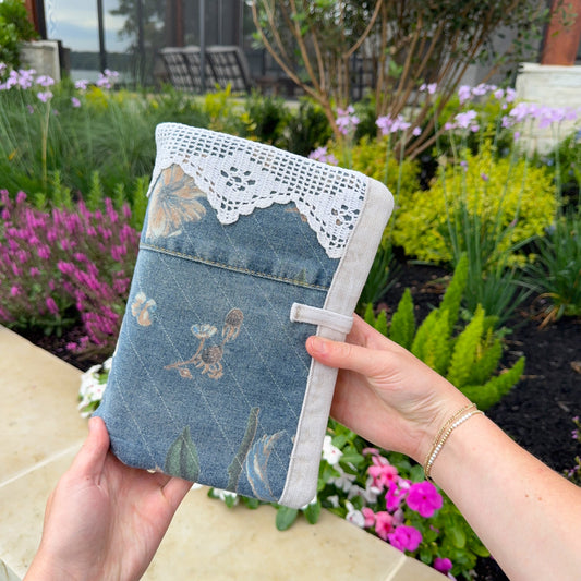 Antique Blossom Bible cover