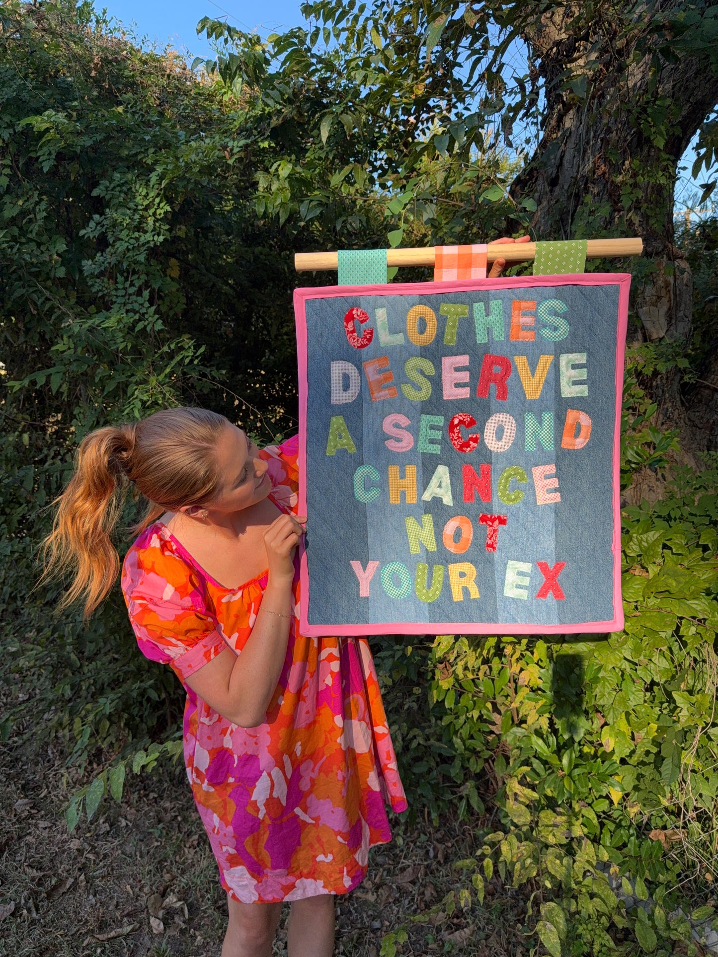 Second Chance Quilted Wall Art