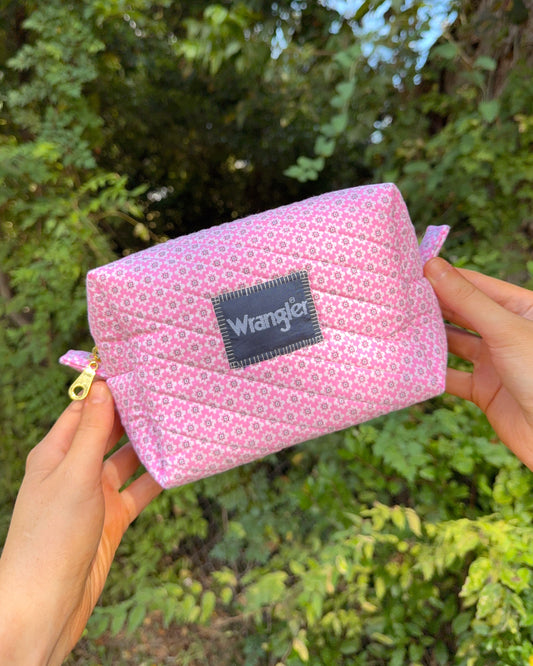 Upcycled Makeup Bag – Wrangler Edition