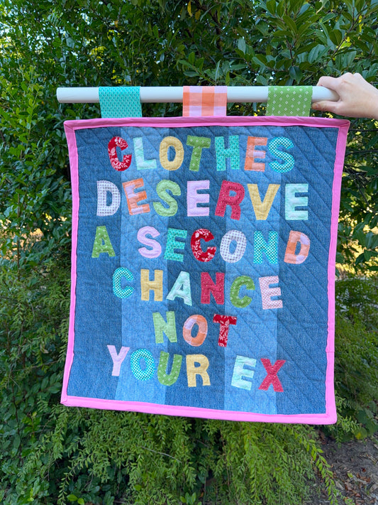 Second Chance Quilted Wall Art