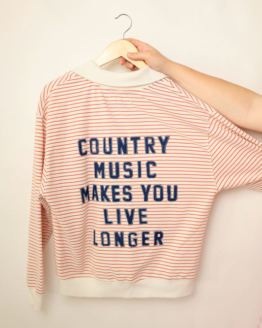 Upcycled Pullover – Country Music Edition (XL)